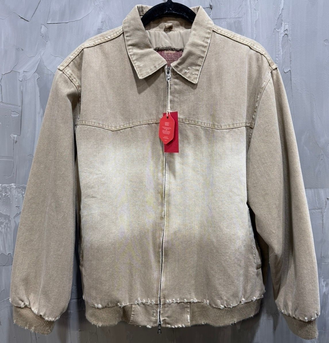 Beige Sun Fade Detroit Jacket