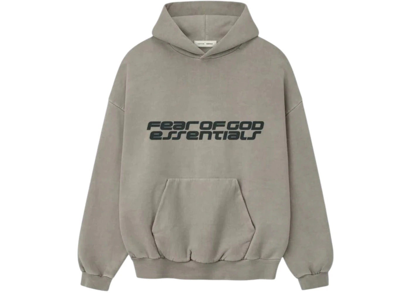 Fear of God Essentials Heavy Fleece 90's Hoodie Smoke Grey