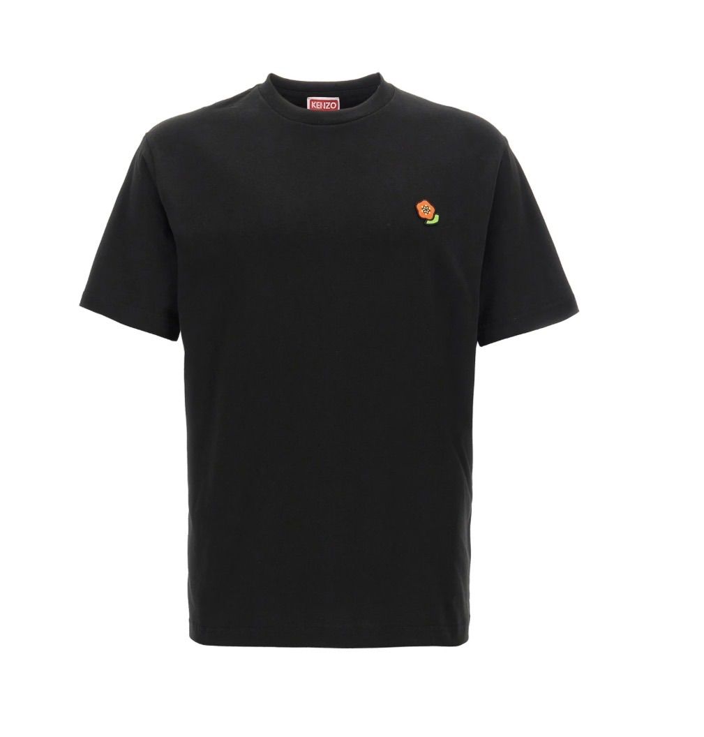 Kenzo Pop-Embroidered T-Shirt black
