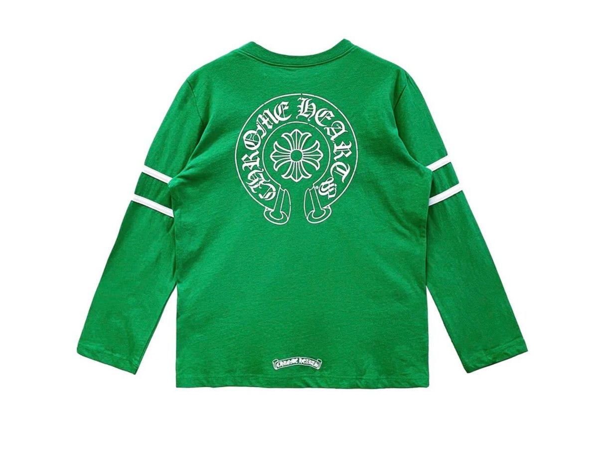 CHRME HEARTS 33 Horseshoe Logo Long Sleeves Tee