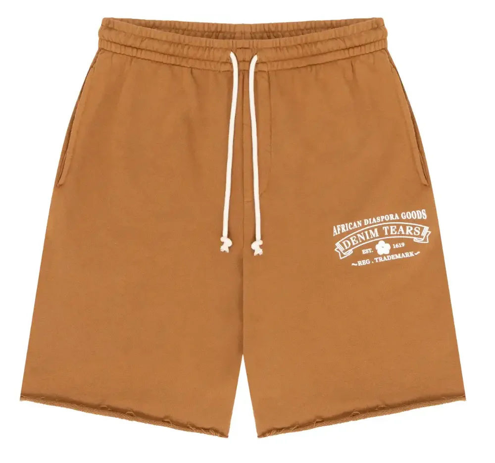 Denim Tears ADG shorts "washed brown"