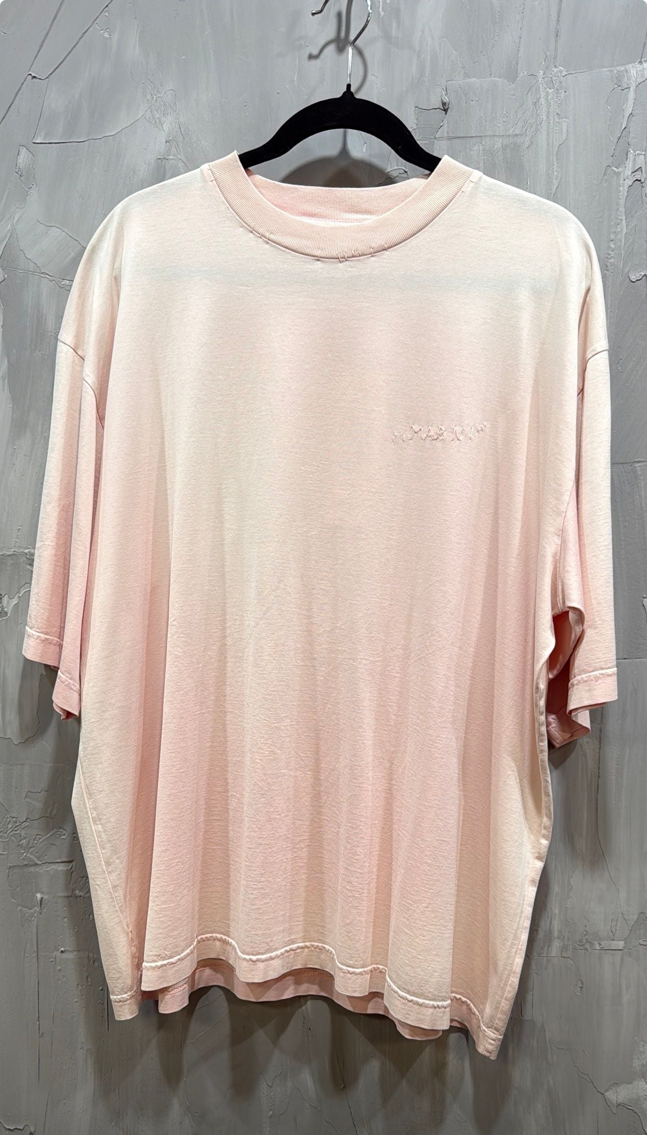 DIP DYE MENDED JERSEY ANTIQUE ROSE