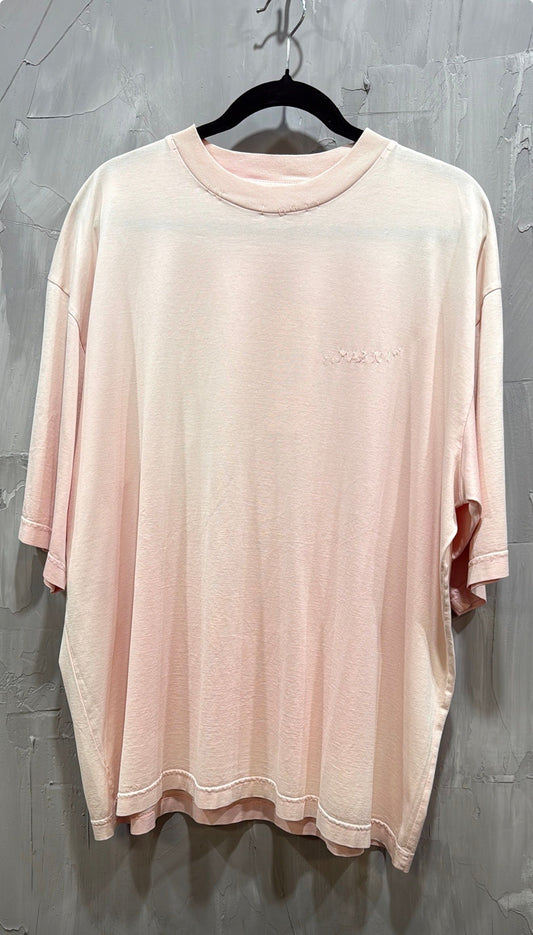 DIP DYE MENDED JERSEY ANTIQUE ROSE