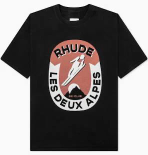 RHUDE LES DEUX ALPES T SHIRT