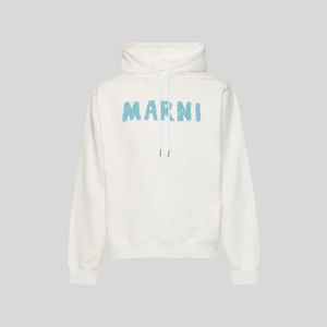 Marni Crayon Logo Print Hoodie