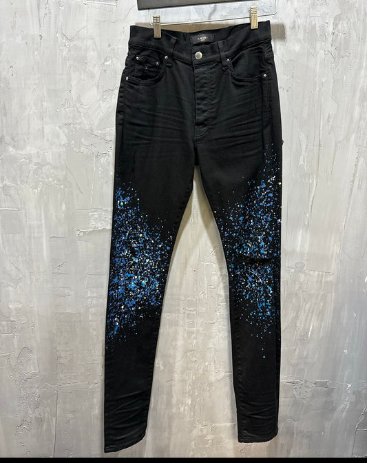 crystal painter jeans black