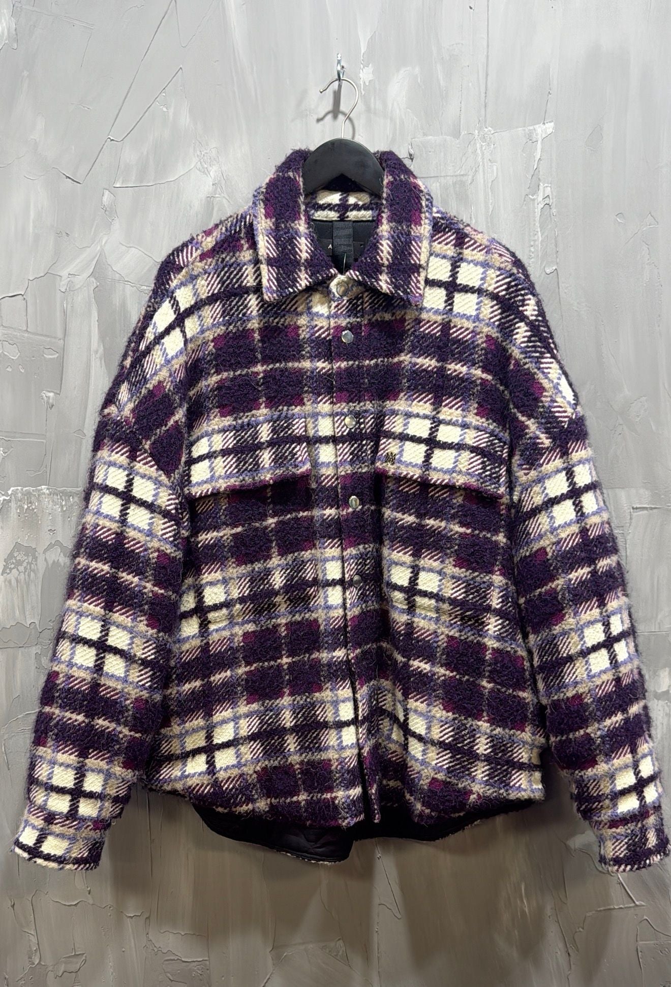 AMIRI PLAIDED FLANNEL JACKET - Used/Worn