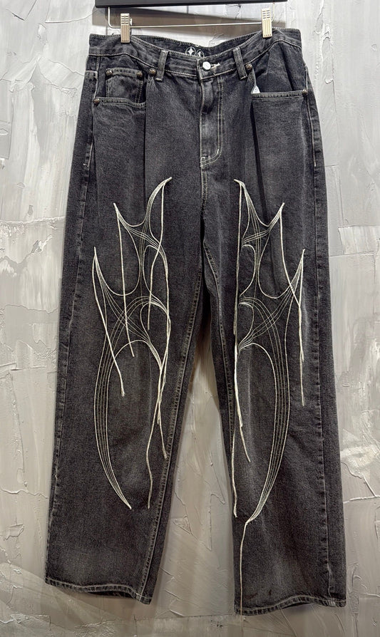 THUG CLUB TRIBAL DENIM JEAN - Like New
