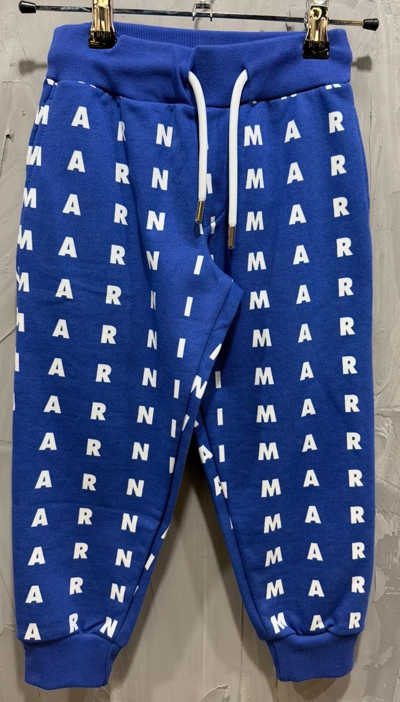 Marni Kids Blue Sweatpants