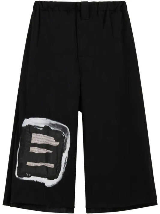 Marni Painted detail shorts