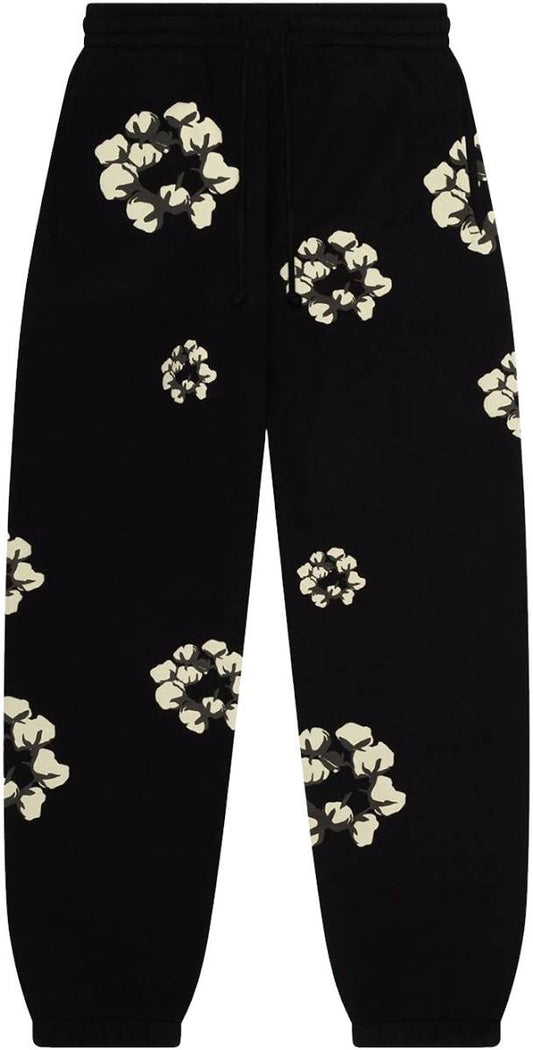 Denim Tears Cactus Wreath Sweatpants - Black
