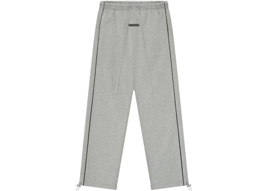 Fear of God Essentials Relaxed Fleece Piping Sweatpant Concrete Heather/Black