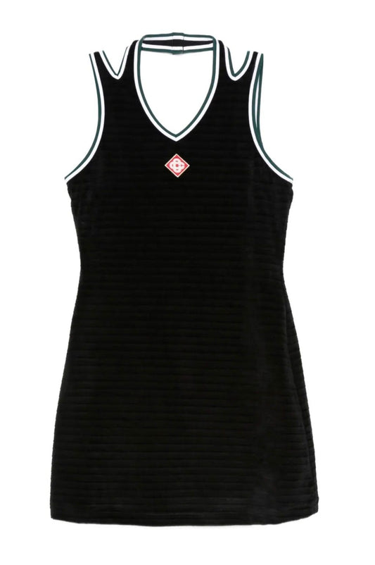Casa Blanca Velour Hippie Tennis Dress