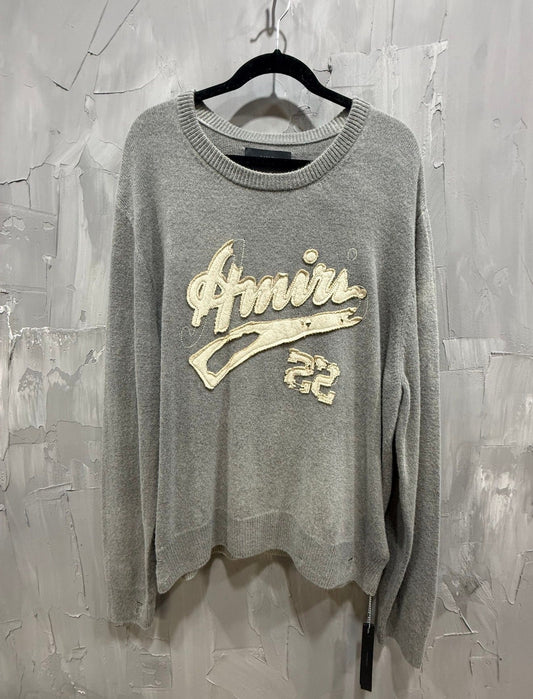 AMIRI SPRAY CASHMERE CREWNECK