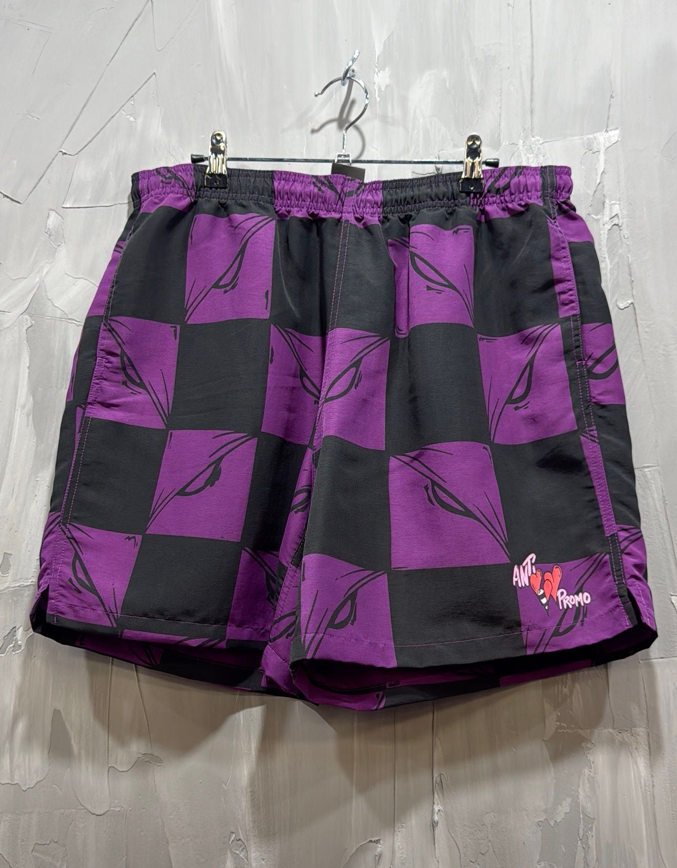 ANTI PROMO 99 EYES NYLON SHORT PURPLE