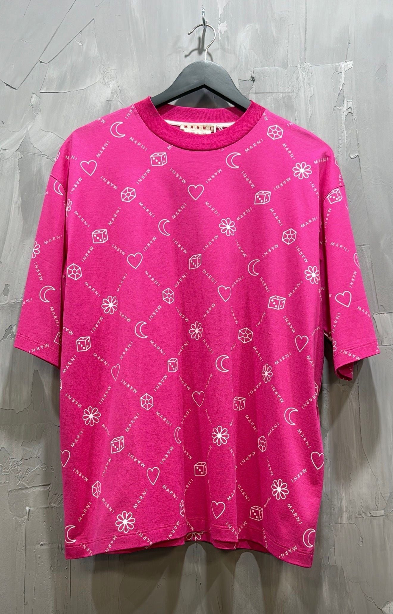 MARNI UOMO TEE STARLIGHT PINK