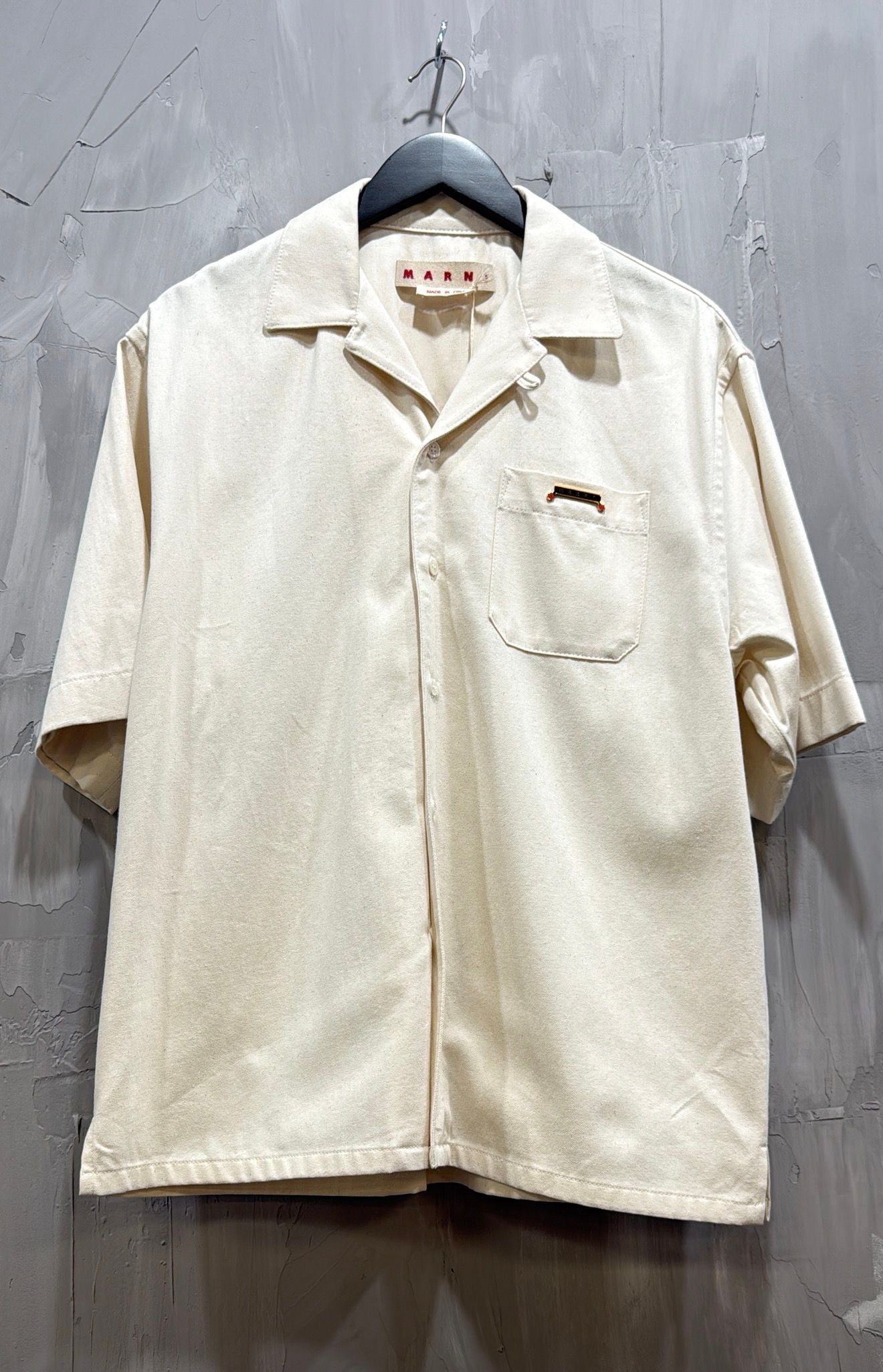 COLORED LIGHT DENIM SHIRTS BONE