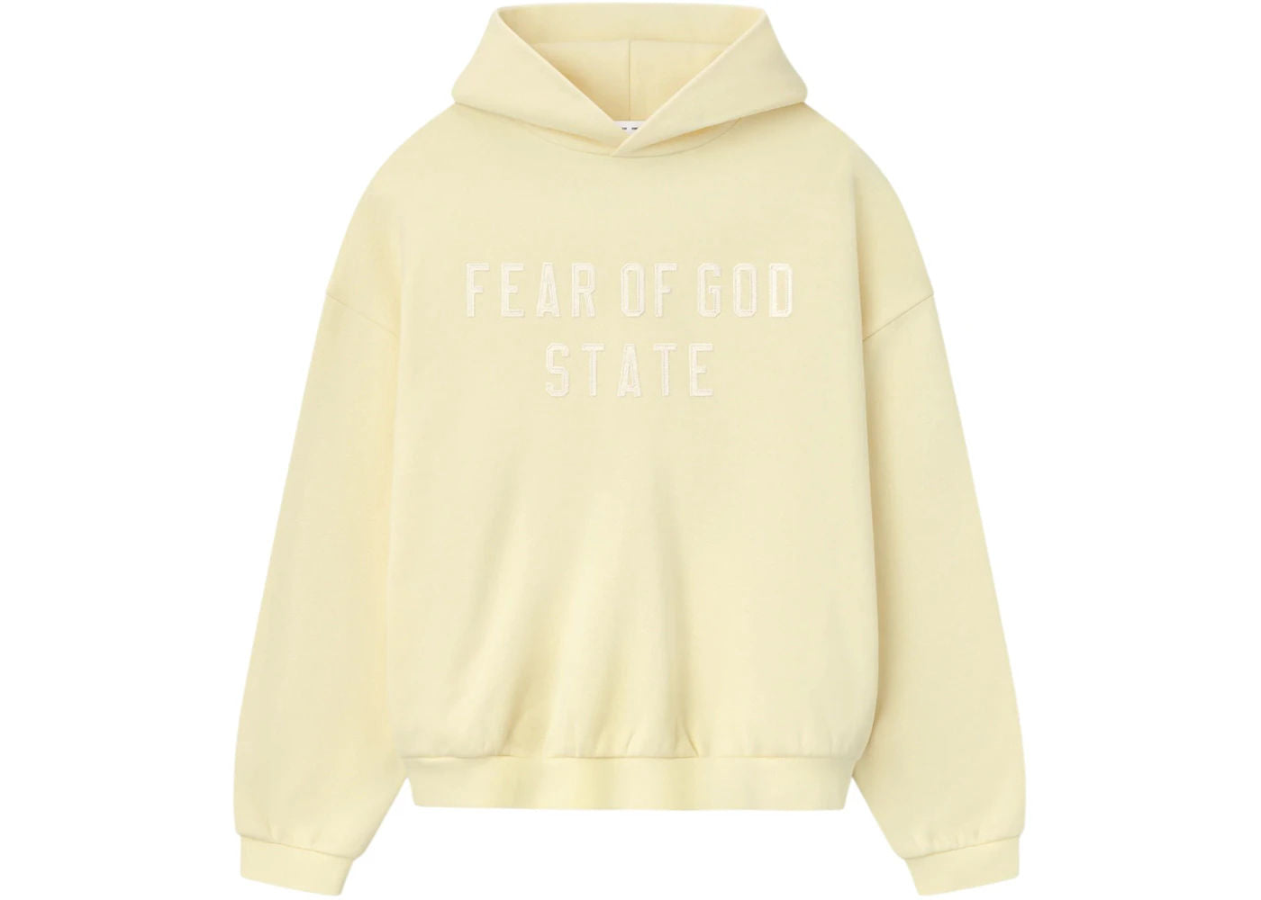 Fear of God Essentials 90's Fleece Hoodie Garden Yellow