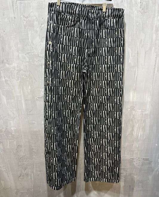 Amiri jacquard snap off pants