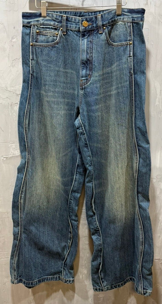 Denim Wavy Jeans