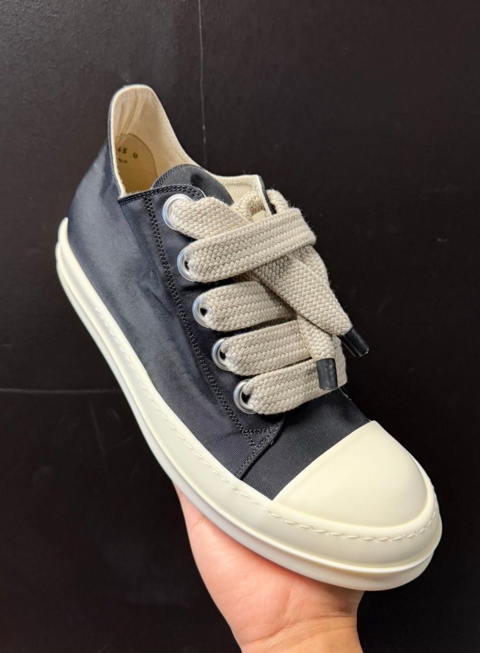 Rick Owens DRKSHDW Jumbo Low Black/Milk