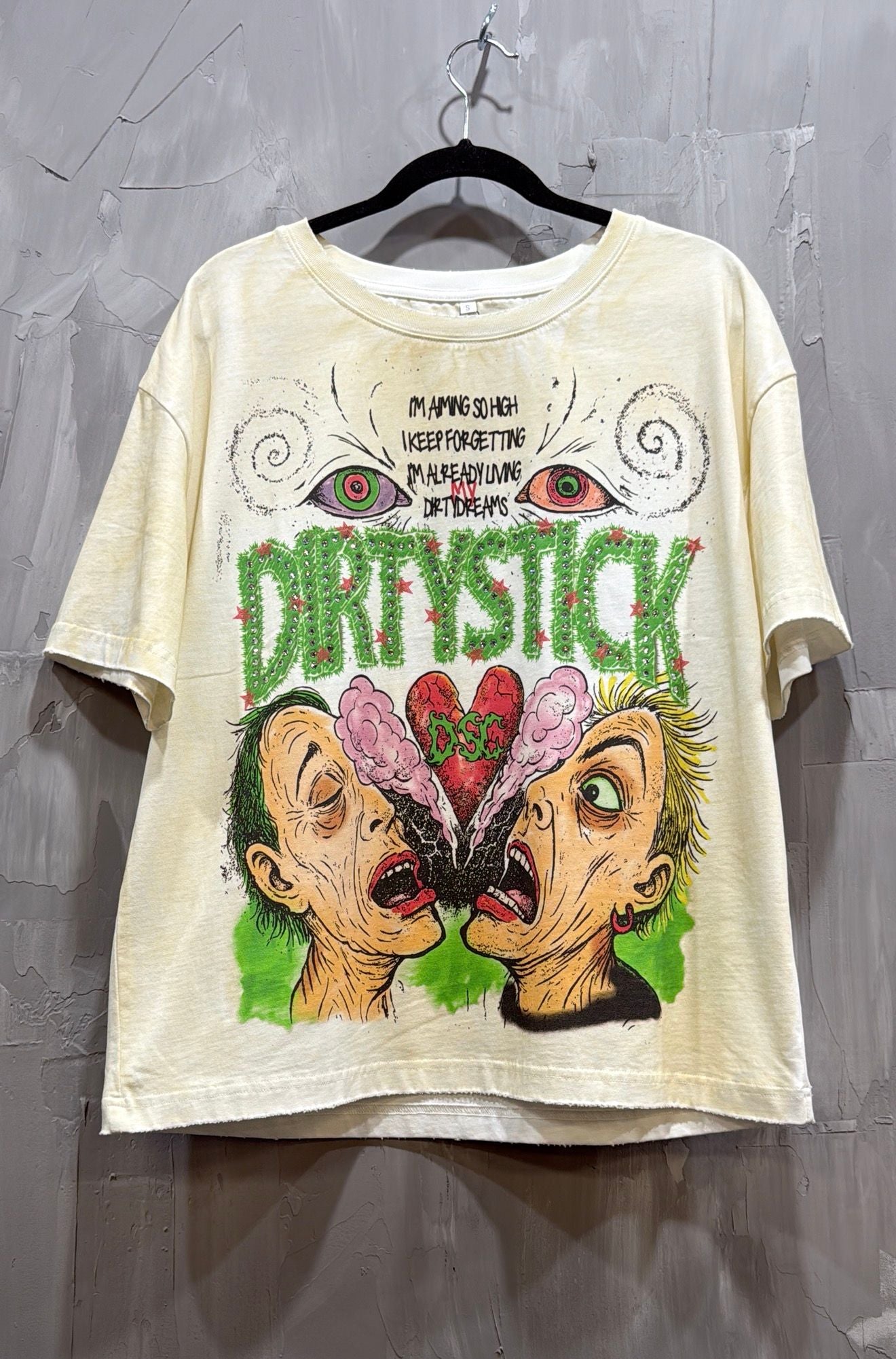 DIRTYSTICK RHINESTONE LOGO TEE