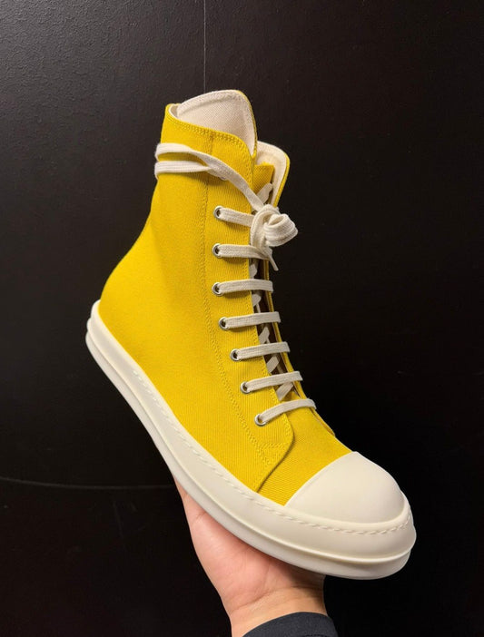 Rick Owens DRKSHDW High Top Lemon/Milk