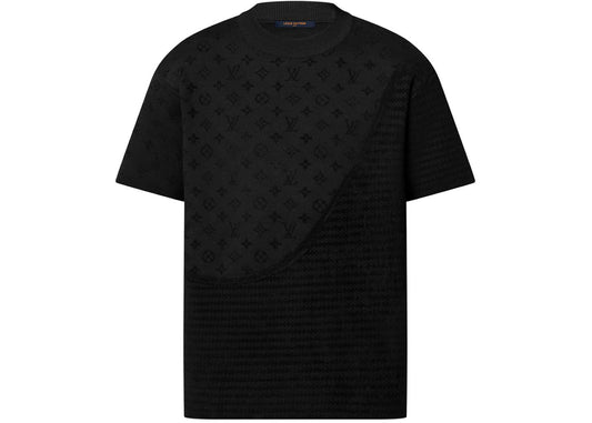 Louis Vuitton Graphic Jacquard Short-Sleeved Crewneck Black