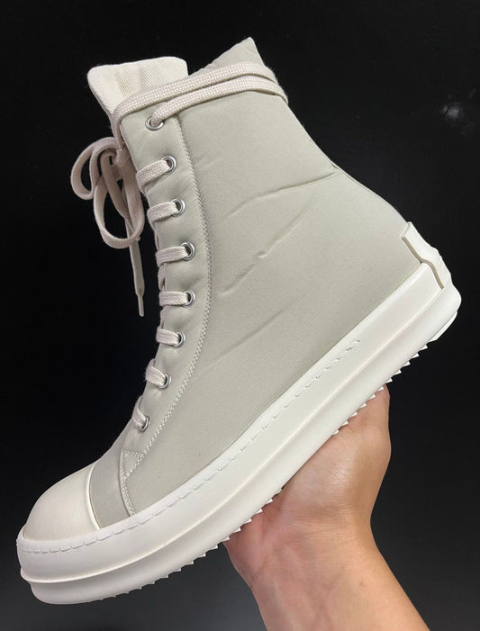 Rick Owens DRKSHDW High Top Pearl/Milk