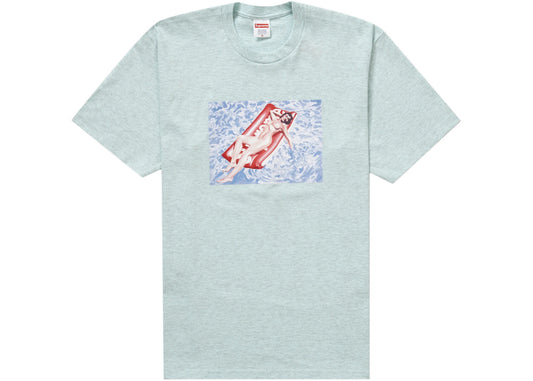 Supreme Float Tee Heather Blue