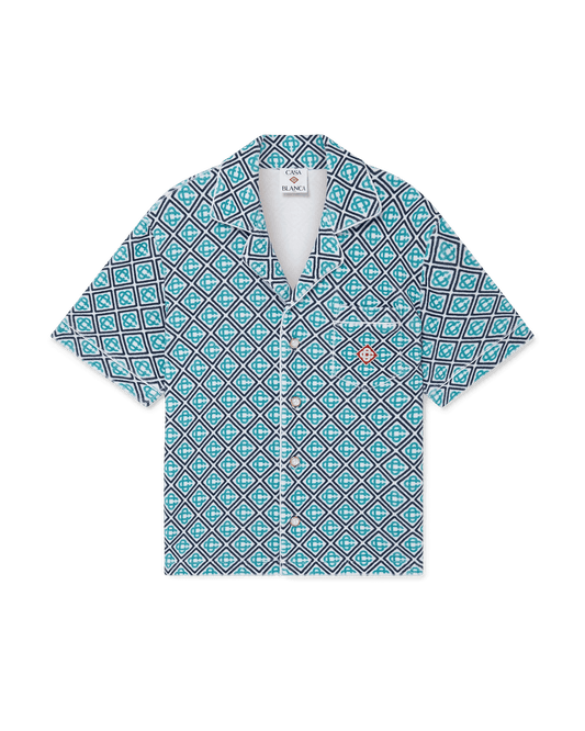 MONOGRAM SHORT SLEEVE TOWELLING SHIRT