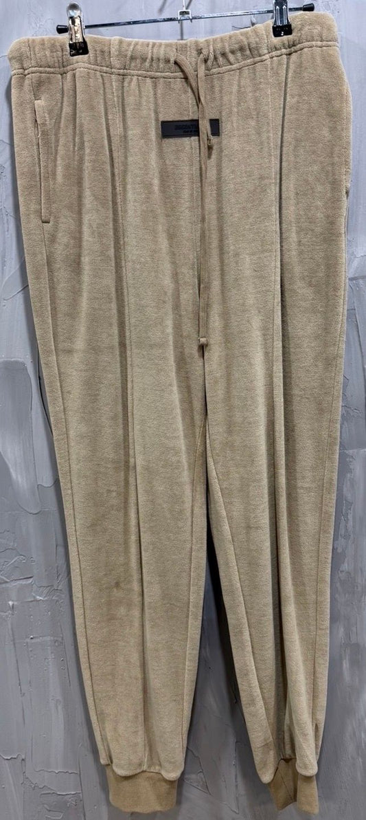 Fear of God Essentials Velour Brown Pants