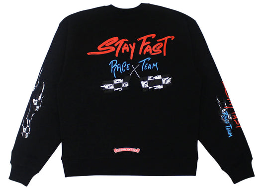 Chrome Hearts Matty Boy Stay Fast Sweater Black - Used/Worn