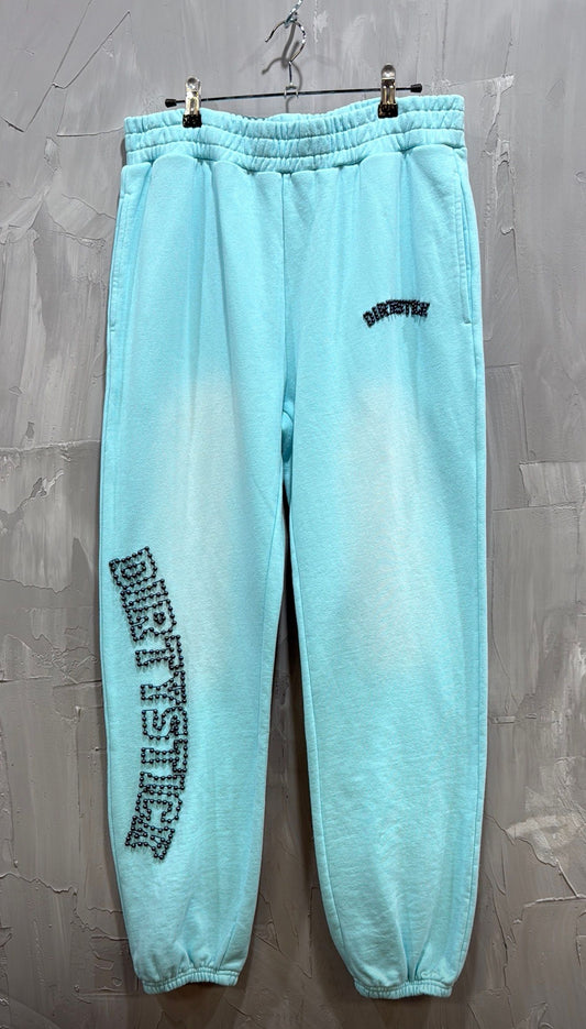 DIRTYSTICK PEARL LOGO SWEATPANTS BLUE