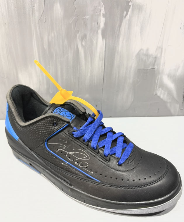Jordan 2 off white low black blue