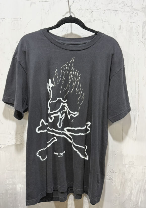 Cactus Jack x Mastermind JAPAN Rhinestone Skull Tee
