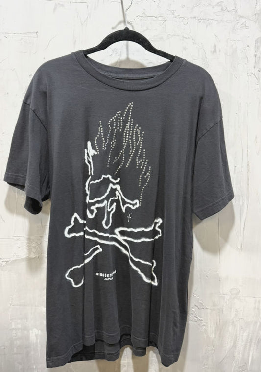 Cactus Jack x Mastermind JAPAN Rhinestone Skull Tee