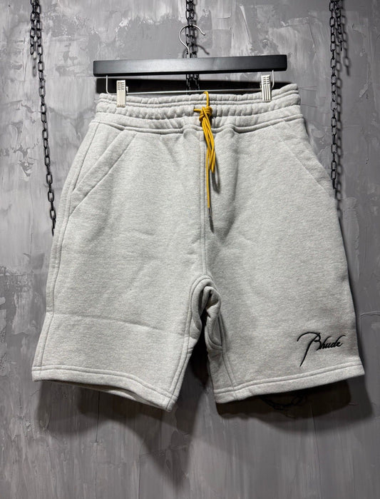 RHUDE Heather Grey Classique Sweatshort