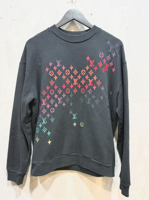 Louis Vuitton Gradient Monogram Fil Coupé Sweatshirt - Like New