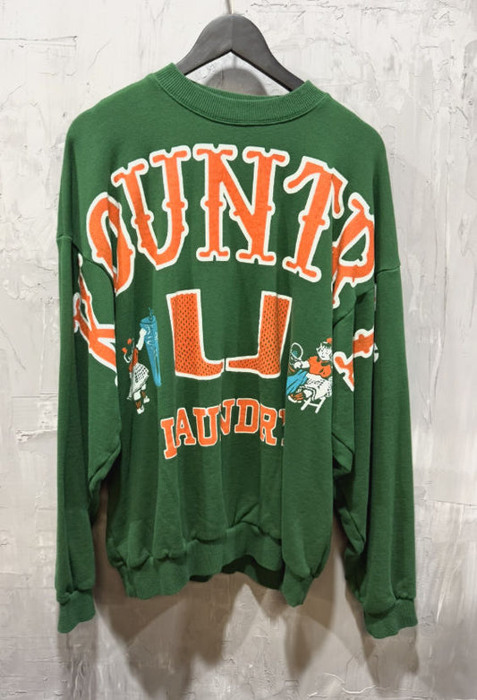 Kapital Big Kountry U Fleece Sweatshirt Green