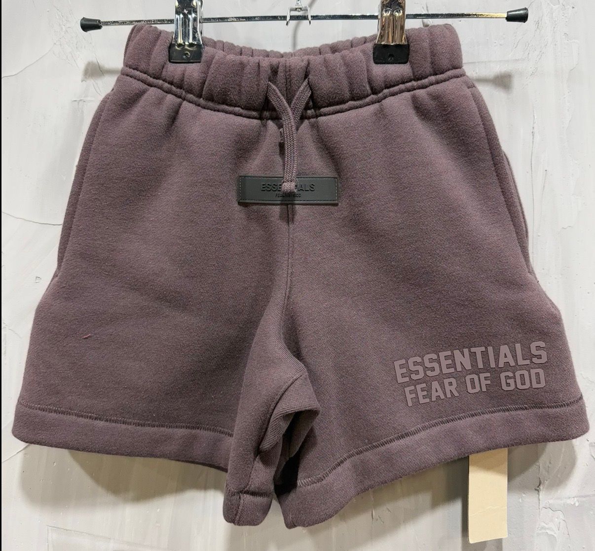 Fear of God Essentials Kids Plum Shorts