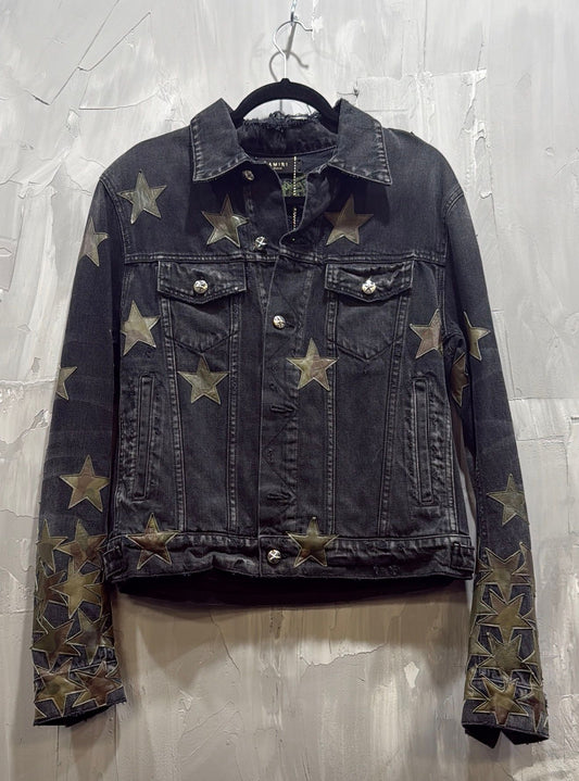 AMIRI CHEMIST DENIM JACKET CAMO