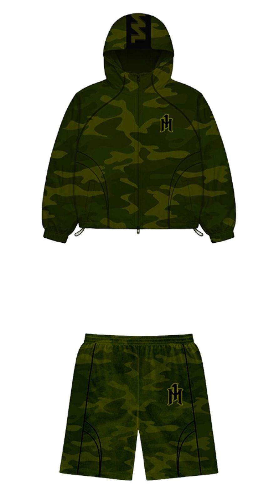 1million camo track suit