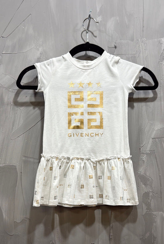 GIVENCHY GOLDEN LOGO KID DRESS