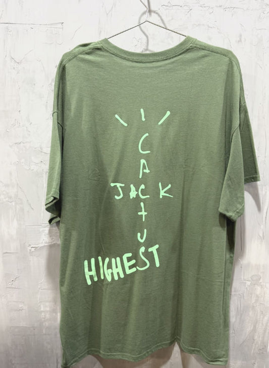 Cactus Jack Highest In The Room Sun Tee Olive