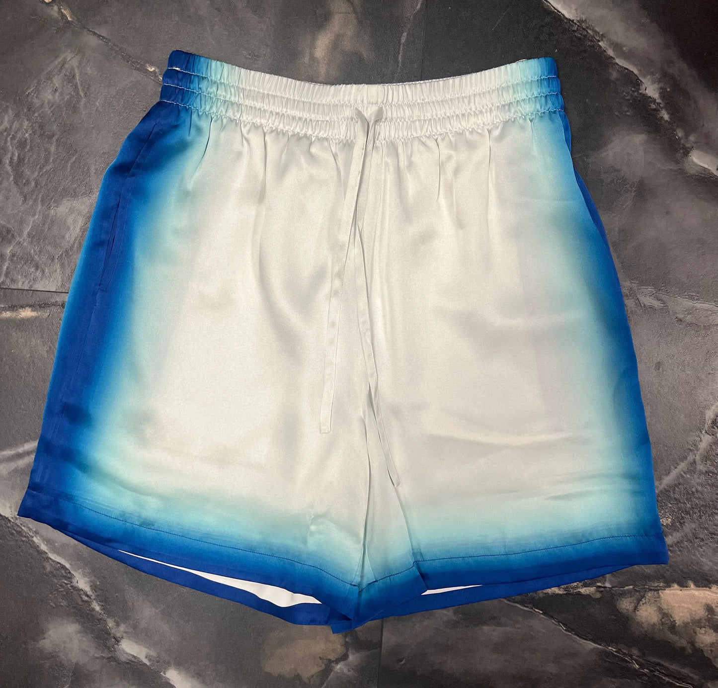 Casa Blanca drawstring shorts silk