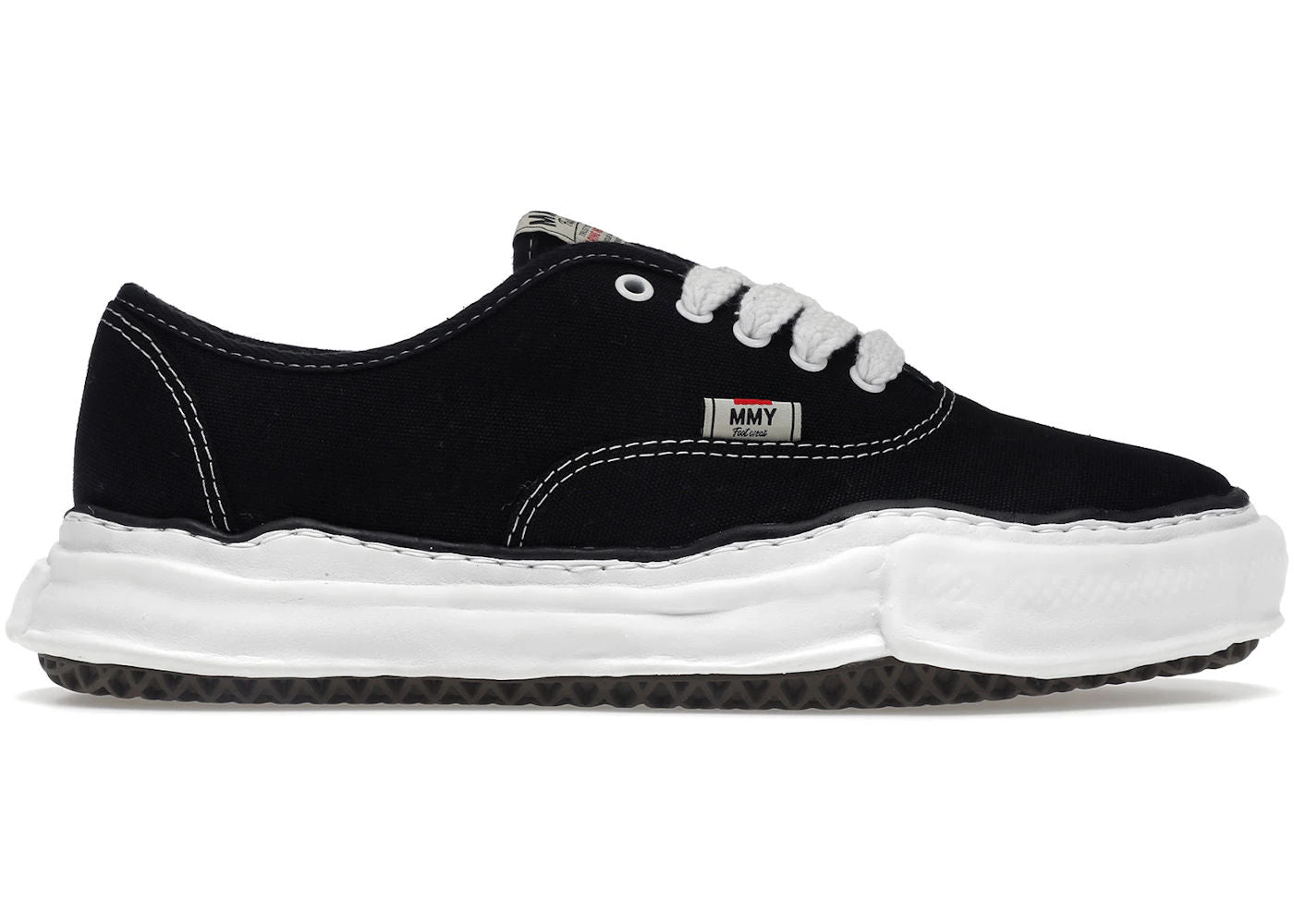 Maison Mihara Yasuhiro Baker OG Sole Canvas Low Black