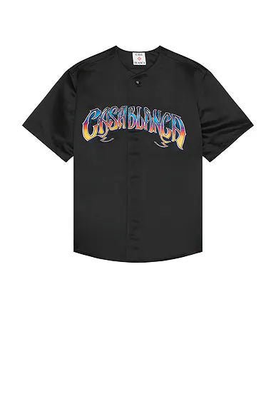 Casablanca evening black baseball shirt