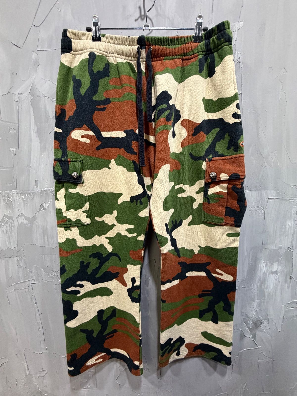 Chrome Hearts Matty Boy Camo Cargo Sweatpants