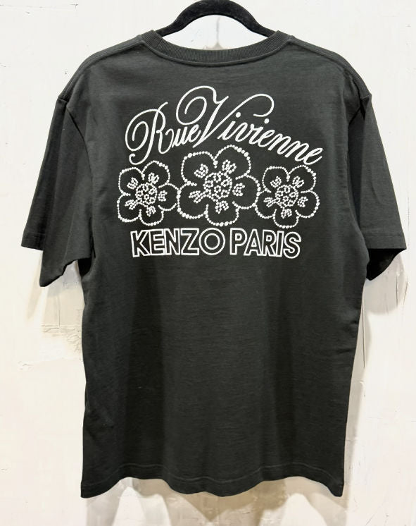 Kenzo constellation emb oversized shirt black